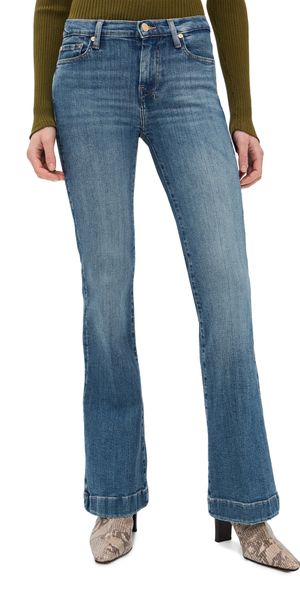 7 For All Mankind Dojo Tailorless Jeans Retro Fade With 28