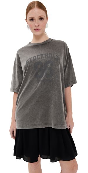 Acne Studios College Mini Dress Anthracite/Black S