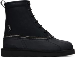 SUICOKE Black ALAL-wpab Boots