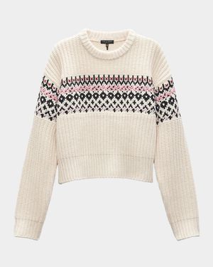 Leigh Fair Isle Crewneck Sweater