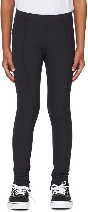 STRATEAS CARLUCCI SSENSE Exclusive Kids Black Pin-Tuck Zip Legs Trousers