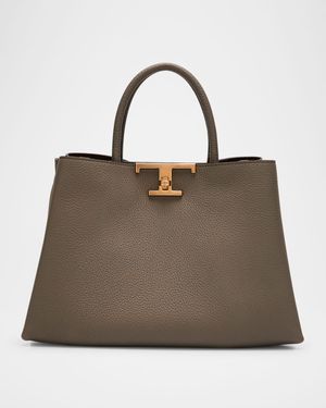 Calf Leather Top-Handle Bag
