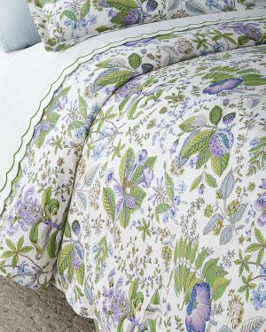 Pomegranate Linen Duvet Cover, FULL-QUEEN
