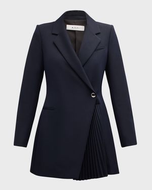 Callen Pleated Blazer Mini Dress