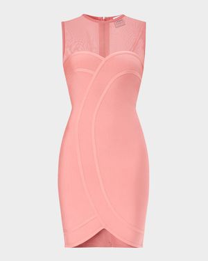 The Helena Rib Knit Bodycon Mini Dress