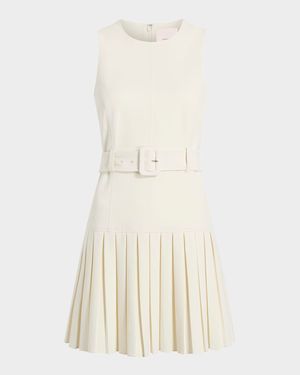 Charolette Sleeveless Pleated Mini Dress