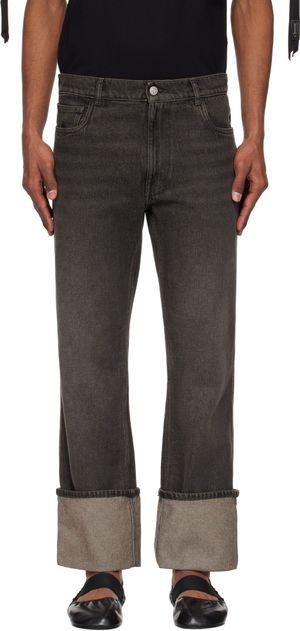 Coperni Black Loose-Fit Boyfriend Jeans