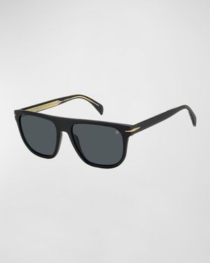 Men's Acetate Square Sunglasses