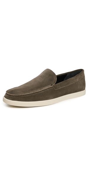 Vince Sonoma Suede Slip On Loafers Dark Roast 13