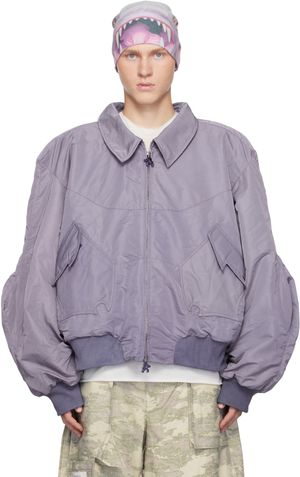 YAKU Blouson aviateur Karis mauve
