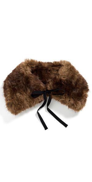 Apparis Eliza Faux Fur Collar Mink One Size