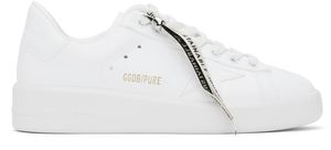 Golden Goose White Purestar Sneakers