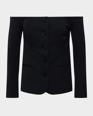 Alice Off-Shoulder Blazer