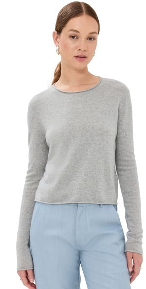 LISA YANG Ida Cashmere Sweater Dove Grey 2