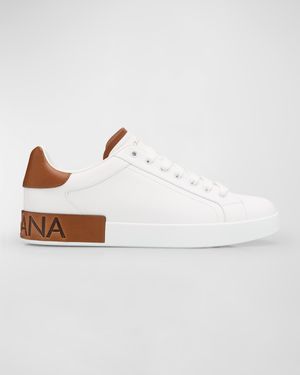Men's Portofino Calfskin Low-Top Sneakers