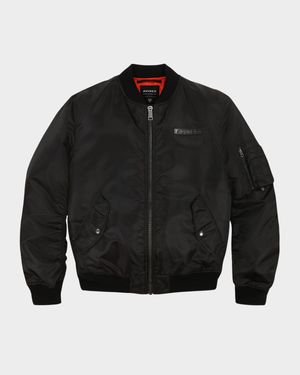 Men's MA-1 Nylon Bomber Jacket