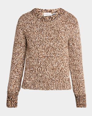 Marled Wool Crewneck Sweater