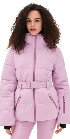 Halfdays Hedy Belted Puffer Ski Jacket Amethyst L