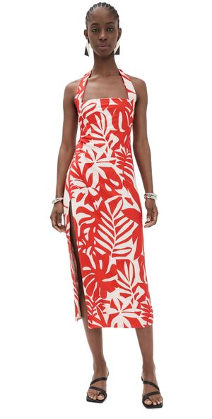Seven Wonders Alana Midi Dress Matelo Red L