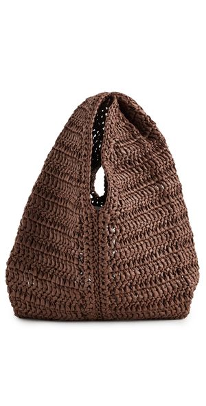 A. L.C. Simone Raffia Bag Poppy One Size