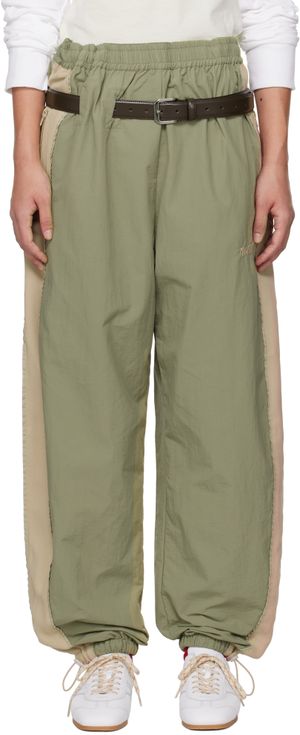 Magliano Khaki & Beige Rave Track Pants