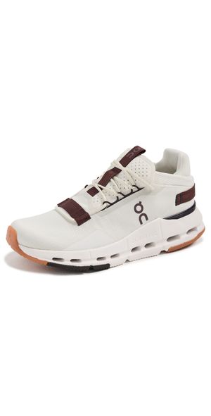 On Cloudnova 2 Sneakers Ice/Mulberry 8.5