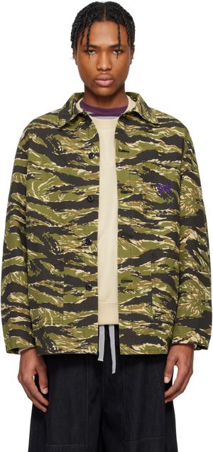 NEEDLES Khaki D.N. Coverall Jacket