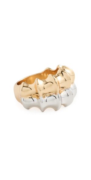 Jennifer Fisher Double Murphy Ring Two-Tone 8