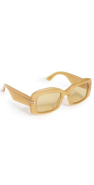 Tom Ford Venetia Sunglasses Shiny Opal Honey One Size