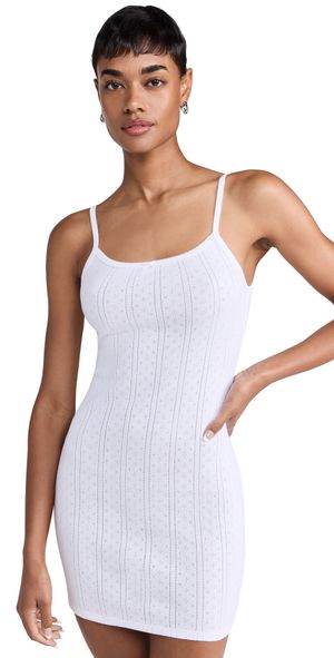 COUCOU The Picot Dress White M