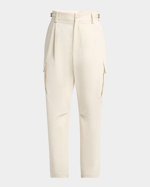 Men's Pleated Cargo Trousers