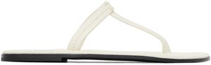 TOTEME Off-White 'The T-Strap' Sandals