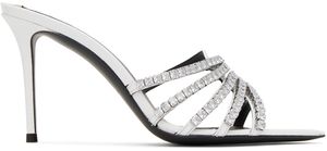 Giuseppe Zanotti White Intriigo Heeled Sandals