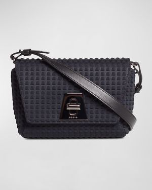 Anouk Little Day Techno Fabric Crossbody Bag