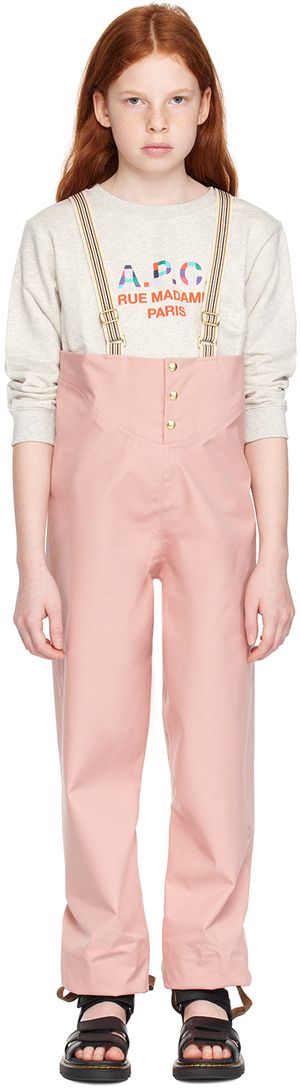 fairechild Enfant | Pantalon de pluie hydrofuge rose