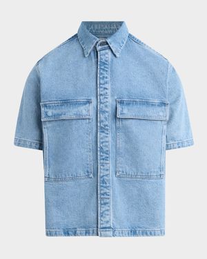 Men's Utility Denim Shirt