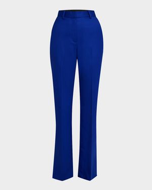 Straight-Leg Seasonless Wool Trousers