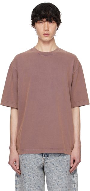 Acne Studios Purple Relaxed Fit Crew Neck T-shirt