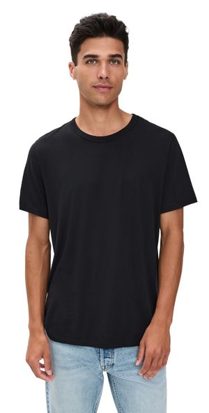 Marine Layer Signature Crew Tee Black L