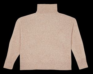 Gina Tricot - Pull oversize col montant - Taille 2XL - Beige