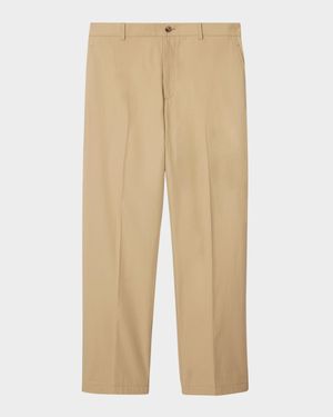 Men's Straight Fit Flat-Front Safari Pants