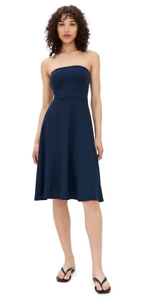 Beyond Yoga Featherweight Strapless Dress Nocturnal Navy XS
