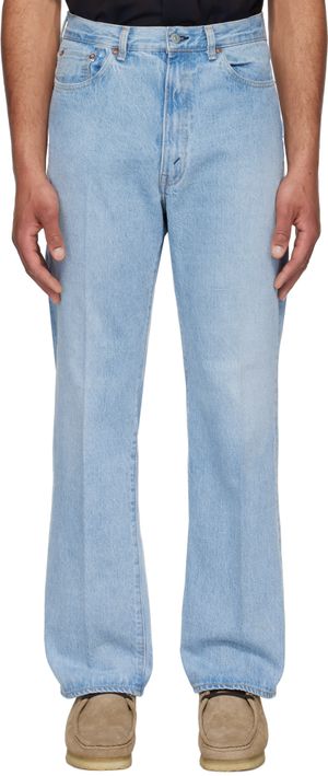 KAPTAIN SUNSHINE Blue Skate Shoecut Jeans