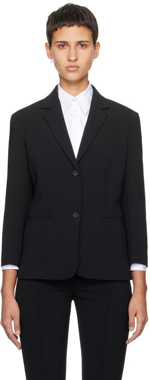 The Row Black Cady Schoolgirl Blazer