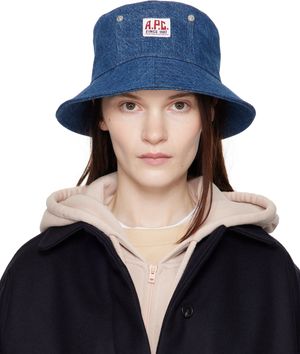 A.P.C. Blue Bob Thais Bucket Hat