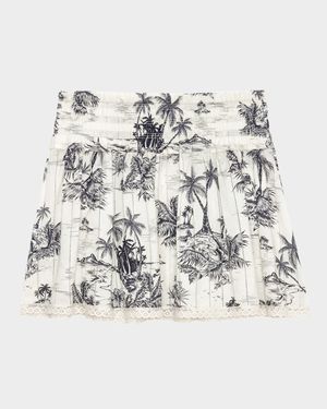 Jocky Tropical Island Mini Skirt