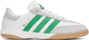adidas Originals Baskets Samba MN blanc et vert