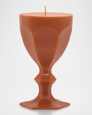 Harcourt Goblet Candle, Orange