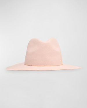 Basile Chained Merino Wool Fedora