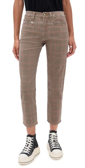 R13 Romeo Jeans Brown Glenplaid 25